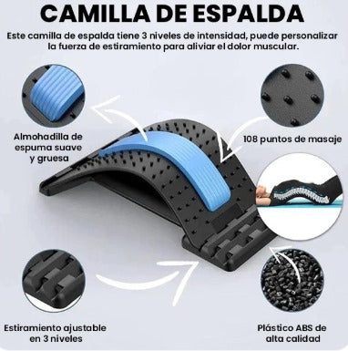 REPOX® CAMILLA LUMBAR ALIBIO DEL DOLOR DE ESPALDAS Y CORRIGE TU POSTURA CON SOLO 10 MIN DE USO AL DÍA