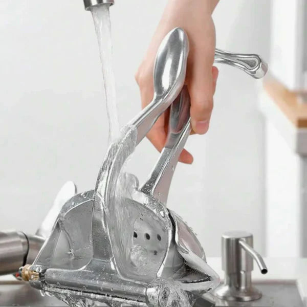 Exprimidor Metálico Profesional - Extracción Máxima de Jugo | Duradero y Fácil de Limpiar | Para Naranjas, Limones, Mandarinas y más