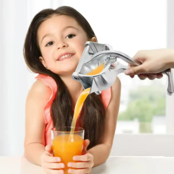 Exprimidor Metálico Profesional - Extracción Máxima de Jugo | Duradero y Fácil de Limpiar | Para Naranjas, Limones, Mandarinas y más